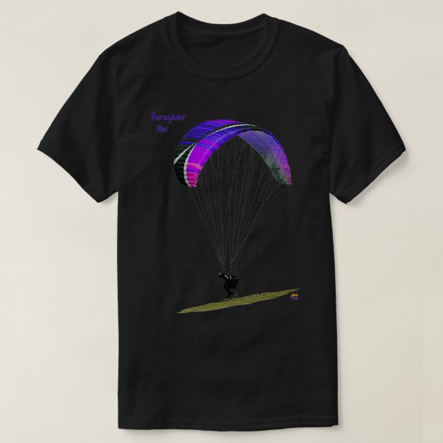 Camiseta Piloto de parapente (Diseño del anverso)