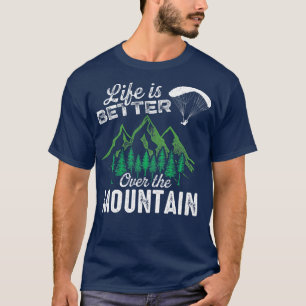 Camiseta Piloto de parapente sobre las montañas
