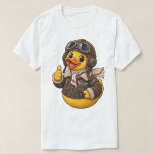 Camiseta Piloto de Pato de Goma Edición Vintage