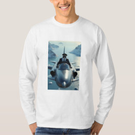 Camiseta piloto de Penguin Plane