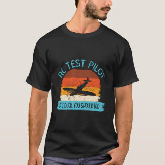 Camiseta Piloto de Prueba de Avión Modelo de Control Remoto