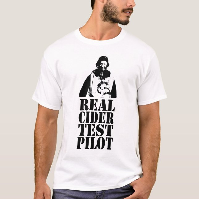 Camiseta Piloto de prueba real de la sidra - no. 1 (Anverso)