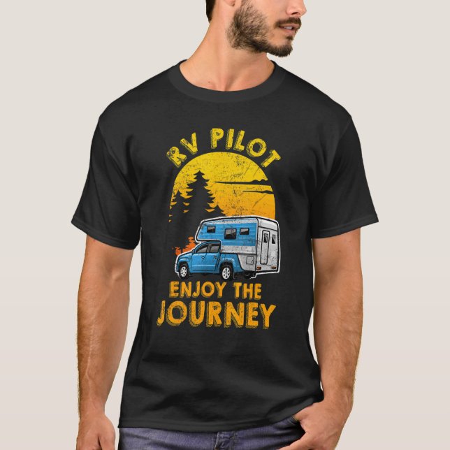 Camiseta Piloto De Rv Disfrutando Del Propietario De Journe (Anverso)