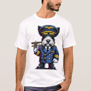 Camiseta Piloto de Terrier Escocés