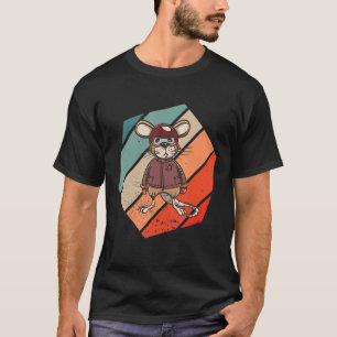 Camiseta Piloto De Vintage Retro Hexa Propietario De Rata R
