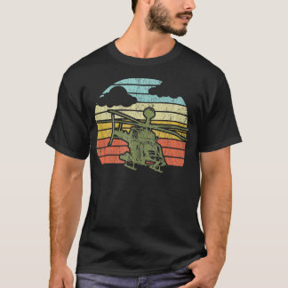 Camiseta Piloto del helicóptero guerrero OH58D Kiowa Vetera