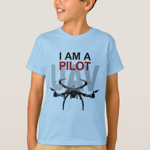 Camiseta Piloto del UAV Quadpilot Quadcopter