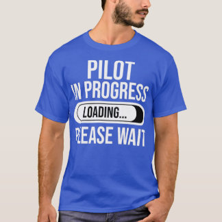 Camiseta Piloto en curso de carga Por favor espere a un pil