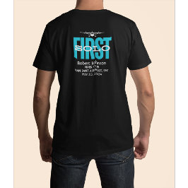 Camiseta Piloto Estudiante Primer Vuelo Solo Aviación Perso