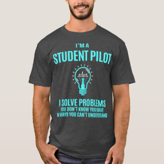 Camiseta Piloto Estudiantil resuelve problemas de regalo
