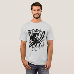 Camiseta Piloto extremo de BMX Freestyle