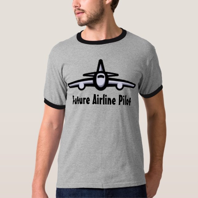 Camiseta Piloto futuro de la línea aérea (Anverso)