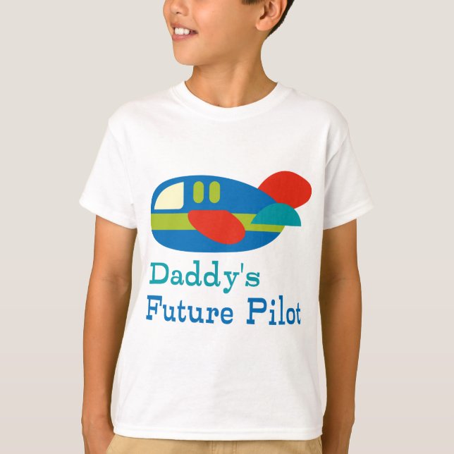 Camiseta Piloto futuro de papi (Anverso)