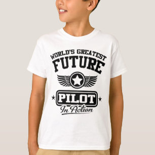 Camiseta Piloto futuro en la acción