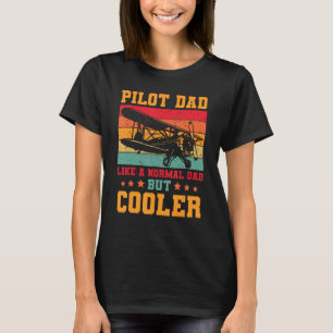 Camiseta Piloto Guay Para Hombres Aeronaves De Aviación
