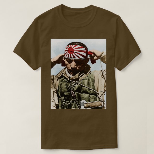 Camiseta Piloto kamikaze japonés  (Diseño del anverso)
