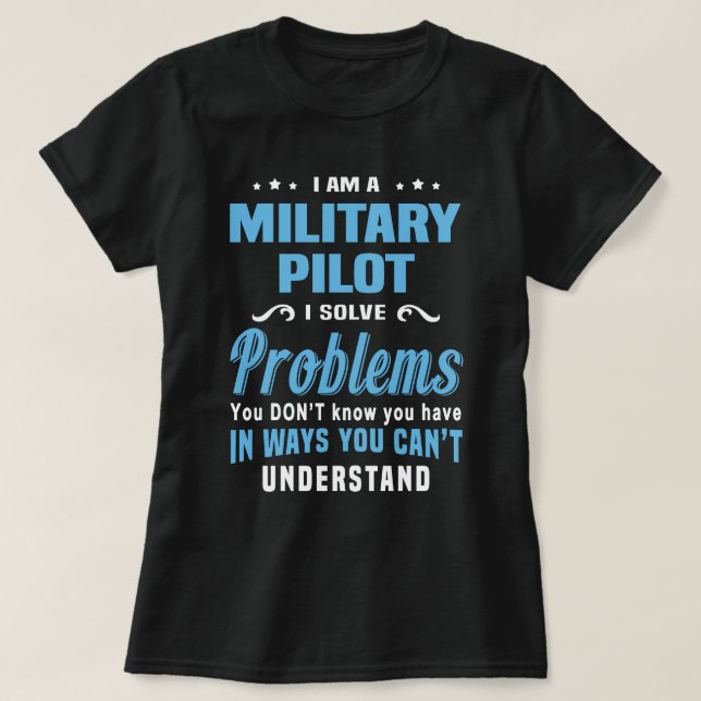 Camiseta Piloto militar (Diseño del anverso)
