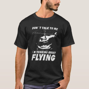 Camiseta Piloto No Me Hables Accesorios de Aviación y Avión