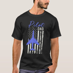 Camiseta Piloto Papá Norteamericano Avión Guay Flying Da