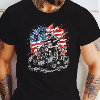 Camiseta Piloto patriótico de cuatrimoto ATV