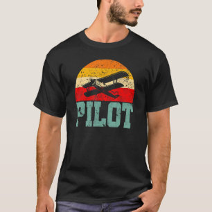 Camiseta Piloto piloto de Aviador de Aviación de Aviones de