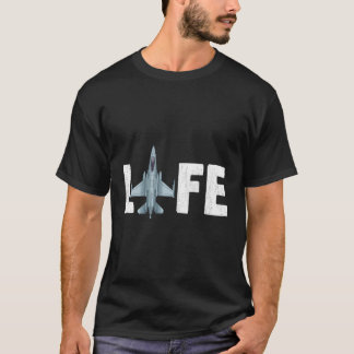 Camiseta Piloto piloto de aviones Jet Fighter Life Jet Plan