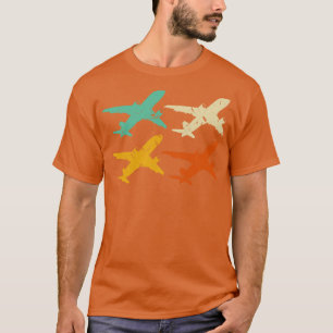 Camiseta Piloto piloto de vintage de aviación para aviones
