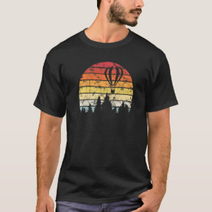 Camiseta Piloto piloto de vuelos en globo aerostático Adven