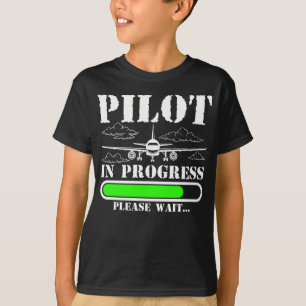 Camiseta Piloto piloto para la carga de vuelos divertidos e