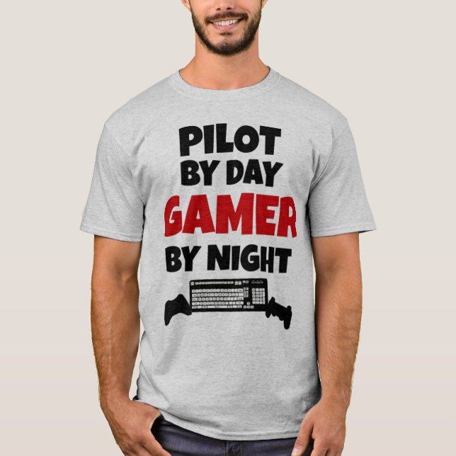 Camiseta Piloto por jugador de día por noche (Anverso)