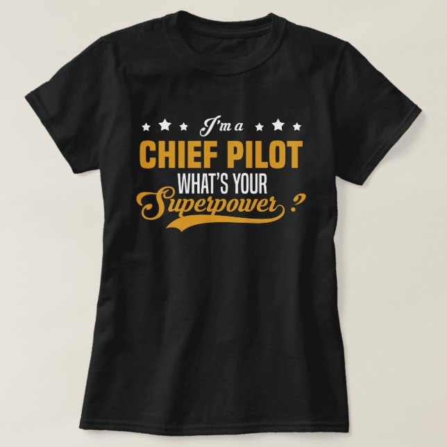 Camiseta Piloto principal (Diseño del anverso)