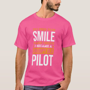 Camiseta Piloto que usaba para sonreír el diseño para el av