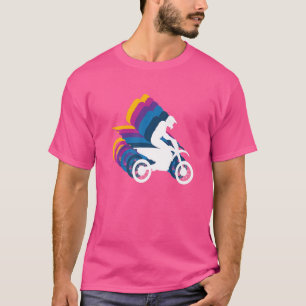 Camiseta Piloto Retro de Motocross Fuera de Carretera Endur