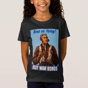 Camiseta Pilotos de Combate Aviadores Afroamericanos de la 