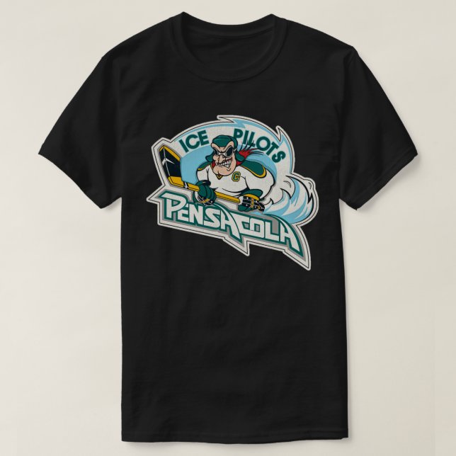 Camiseta Pilotos de hielo de Pensacola derrotan al hockey s (Diseño del anverso)