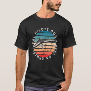 Camiseta Pilotos reales no necesitan un tándem parapente de