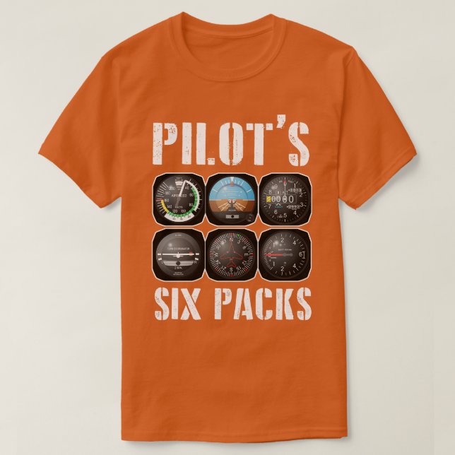 Camiseta Pilots Six Pack (Diseño del anverso)
