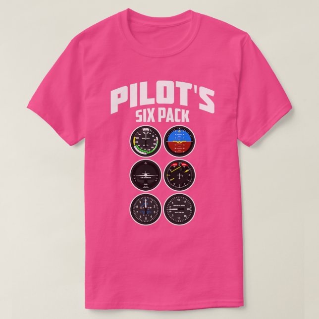 Camiseta Pilots Six Pack Abs Art Cute Super Flying Ab Art G (Diseño del anverso)