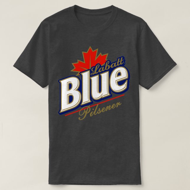 Camiseta Pilsener azul T (Diseño del anverso)