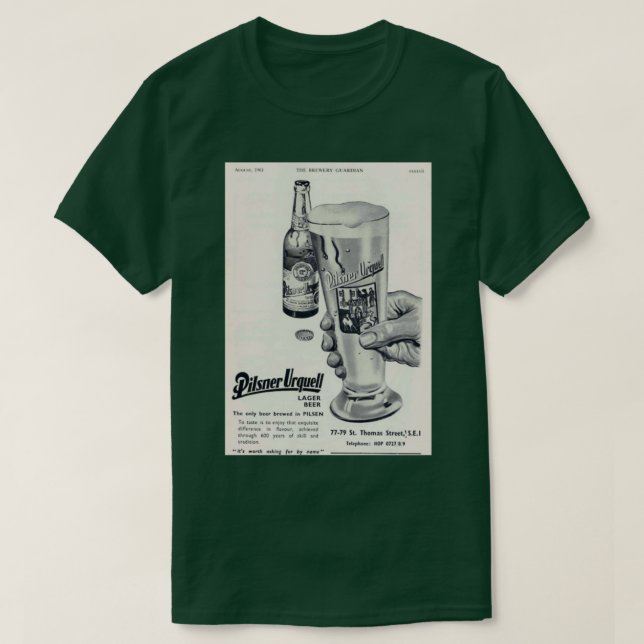 Camiseta pilsner urquell beerr T (Diseño del anverso)
