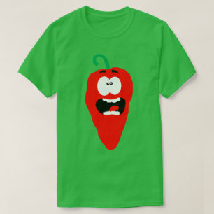 Camiseta Pimienta de chile candente de griterío