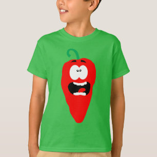 Camiseta Pimienta de chile candente de griterío