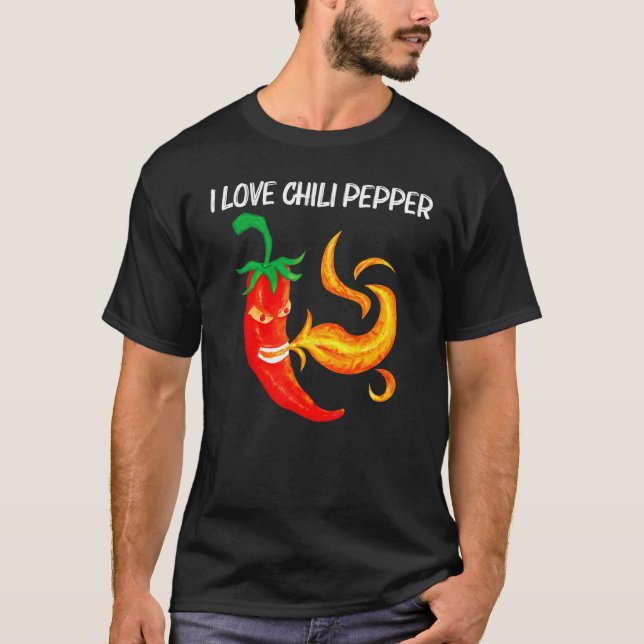 Camiseta Pimienta De Chili Para Los Hombres Mujeres De Ropa (Anverso)
