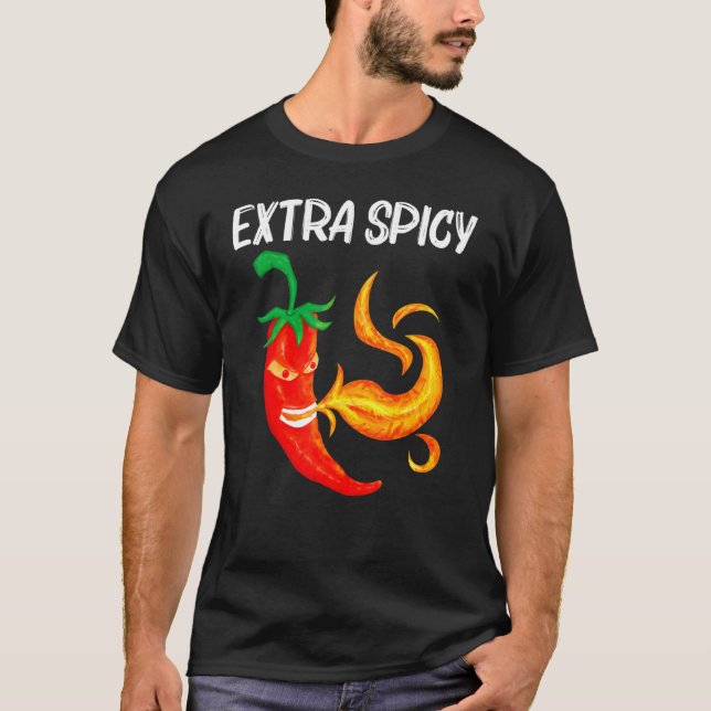 Camiseta Pimienta De Chili Para Los Hombres Mujeres De Ropa (Anverso)