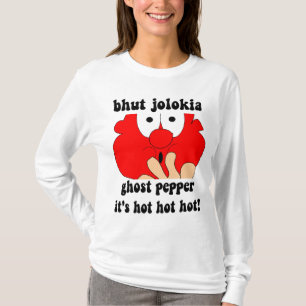Camiseta Pimienta divertida del fantasma