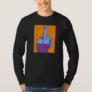 Camiseta Pimienta Genial Pop Vintage Retro Dedo Corazón Nar