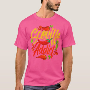 Camiseta Pimienta Habanero Picante Caliente Adicta a Scovil