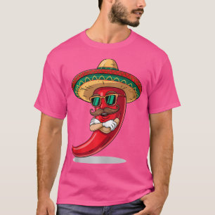 Camiseta Pimienta mordedura Cinco De Mayo Orgullo Mexicano