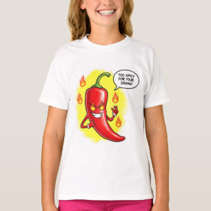 Camiseta Pimienta Muy Picante, por Natasha Us  
