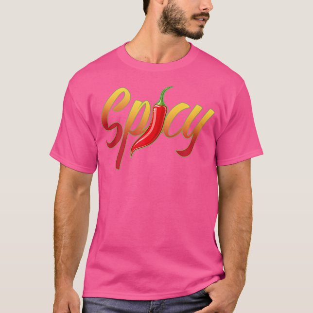 Camiseta Pimienta picante de chile (Anverso)